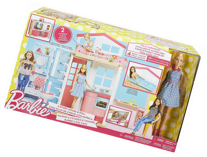 barbie casa componibile con bambola